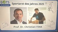 Prof. Dr. Christian Fink (Österreich) ist GOTS-Sportarzt des Jahres 2025