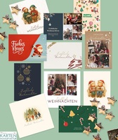 Meine Kartenmanufaktur: Festliche private und geschäftliche Weihnachtskarten stilsicher individualisieren Meine Kartenmanufaktur: Festliche private und geschäftliche Weihnachtskarten stilsicher individualisieren