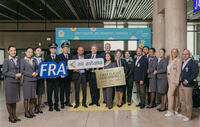 Touchdown im T3: Air Astana ist am Flughafen Frankfurt ins&hellip;