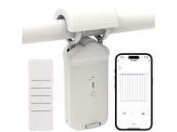 Luminea Home Control Smarter 3in1-Vorhangmotor