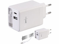 revolt USB-GaN-Netzteil mit 2x USB-C und 1x USB-A