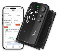 newgen medicals Oberarm-Blutdruckmessgerät OB-325, App