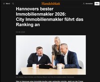 Handelsblatt-Auszeichnung: City Immobilienmakler Hannover als starke Adresse für Eigentümer positioniert