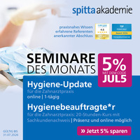 Seminare des Monats Juli: 5 % Rabatt auf Hygiene-Fortbildungen für&hellip;