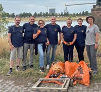 Novotels aus Köln, Düsseldorf, Aachen und Frankfurt sammelten Müll mit K.R.A.K.E. e. V.