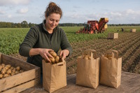 Kartoffelernte in Deutschland: Regionale Vermarktung braucht passende Verpackungen