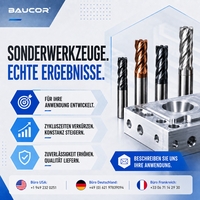 Baucor führt digitalen CNC-Werkzeugkonfigurator ein