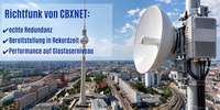 Richtfunk von CBXNET: Performance auf Glasfaserniveau