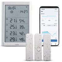 Luminea WLAN-Hygrometer-/Thermometer-Station TLS-105