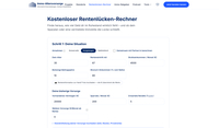 Immo-Altersvorsorge.de zeigt die Versorgungslücke netto und inflationsbereinigt – ohne Anmeldung,&hellip;
