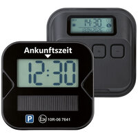Lescars Elektronische Solar-Parkscheibe, ECE-Zulassung